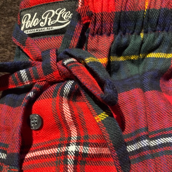 🆕POLO Ralph Lauren Cozy Bundle 🔥Comfy Classy Plaid evening pant & socks. Large - Picture 7 of 8